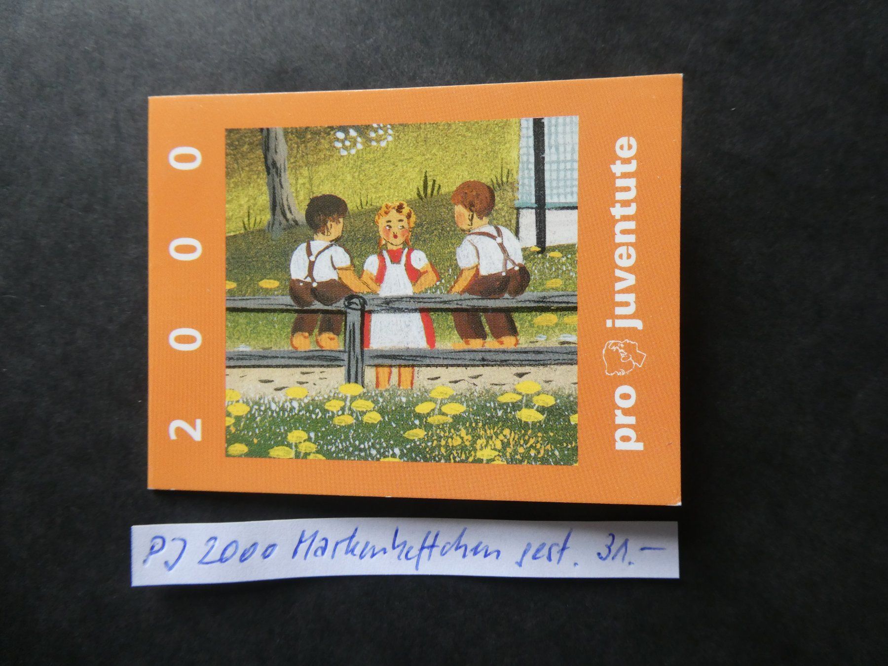 Alle Briefmarken: Pro Juventute 2000 Markenheftchen gestempelt – Gebraucht aus Lausen von Herbamare01