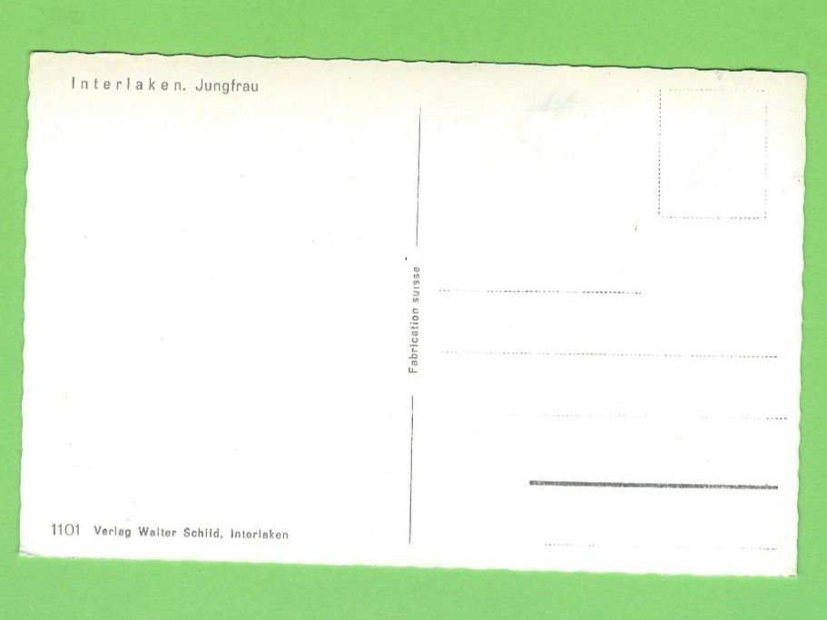 Cartoline postali: Interlaken und Jungfrau – Nuovo (secondo la descrizione) da Zürich venduto da t24_de 1
