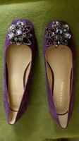Alma en Pena, violett, Wildleder, Strass