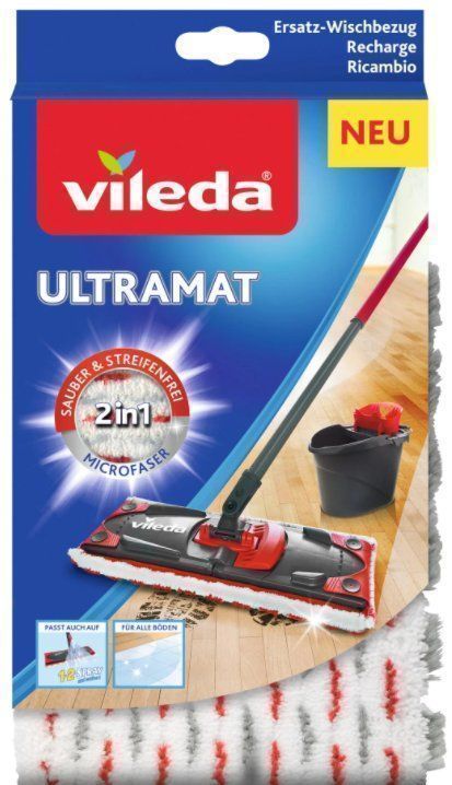 3x Dweil Navulling Mop Compatibel Met Vileda UltraMax UltraMat 2-in-1 - Foto 8