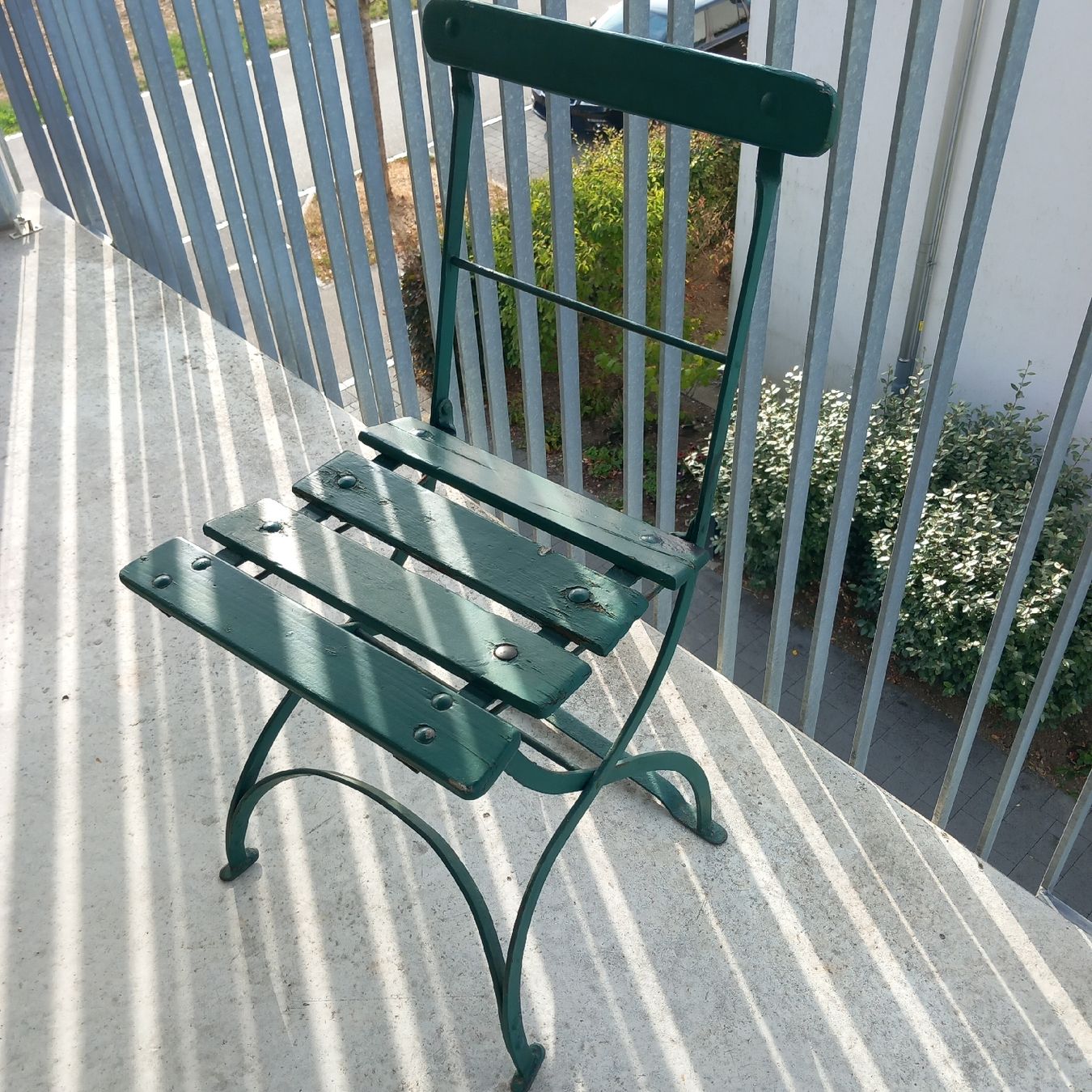 Stühle: Alter grüner Gartenstuhl / Vintage – Gebraucht aus Aegerten von gismolini 4