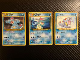 Feraligatr Croconaw Totodile Neo Premium File 1 Promo JAP
