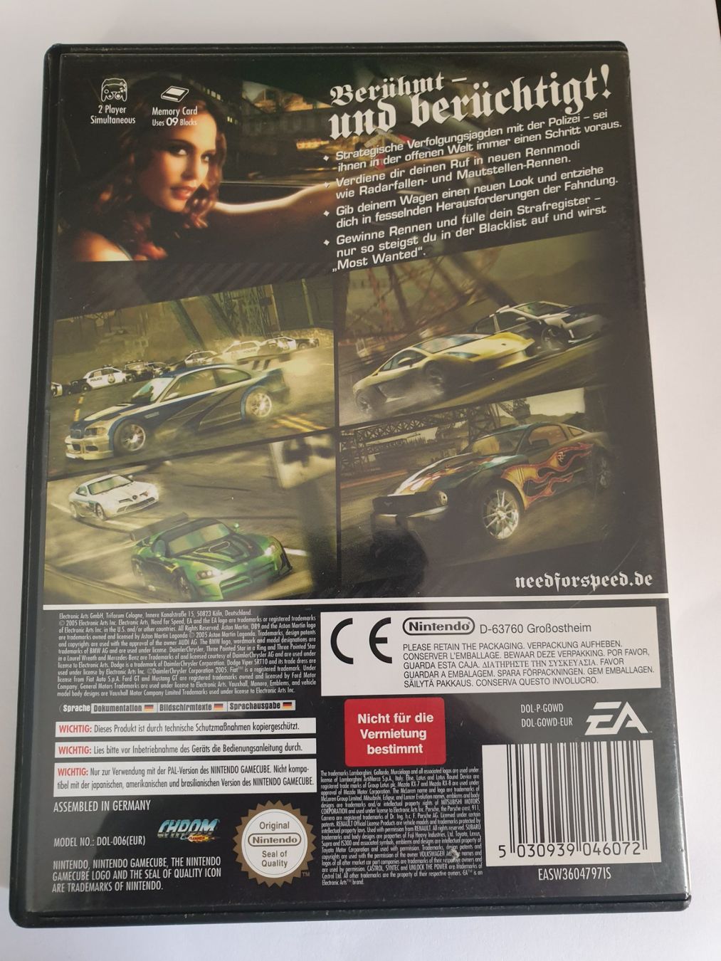 Giochi: Need for Speed Most Wanted PAL DE / Nintendo Gamecube – Usato da Rain venduto da Laupia 2