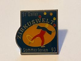 1 Pin St. Galler Zirkuswelt Sommerferien 1993