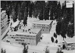 Flugaufnahme Hotel Streiff Arosa