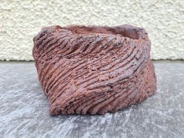 Bonsaischale Handgetöpfert, exklusiver Holzbrand, Unikat