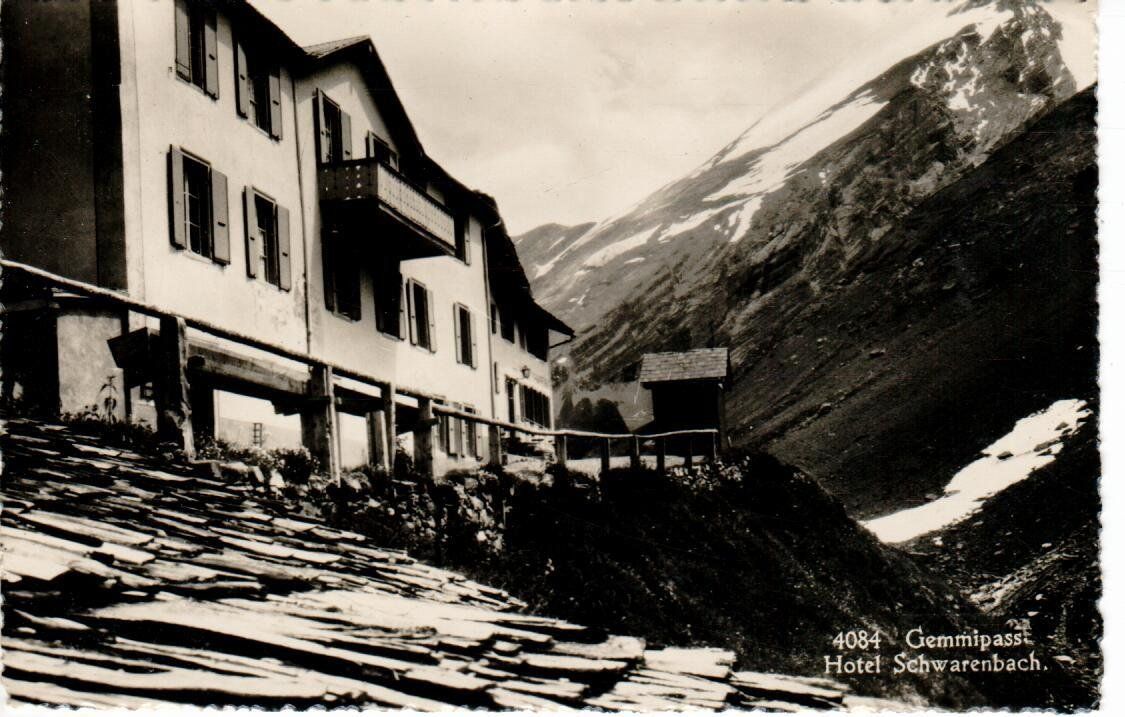 Cartoline postali: Gemmipass Hotel Schwarenbach – Usato da Wolhusen venduto da Curver9
