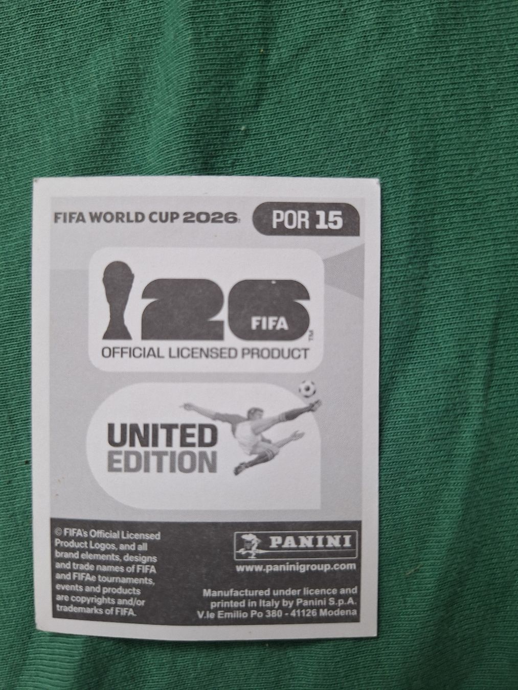 Panini Sammelbilder & Trading cards: panini bildli ronaldo por15 – Neu und originalverpackt aus Allschwil von Fabiolaa 1