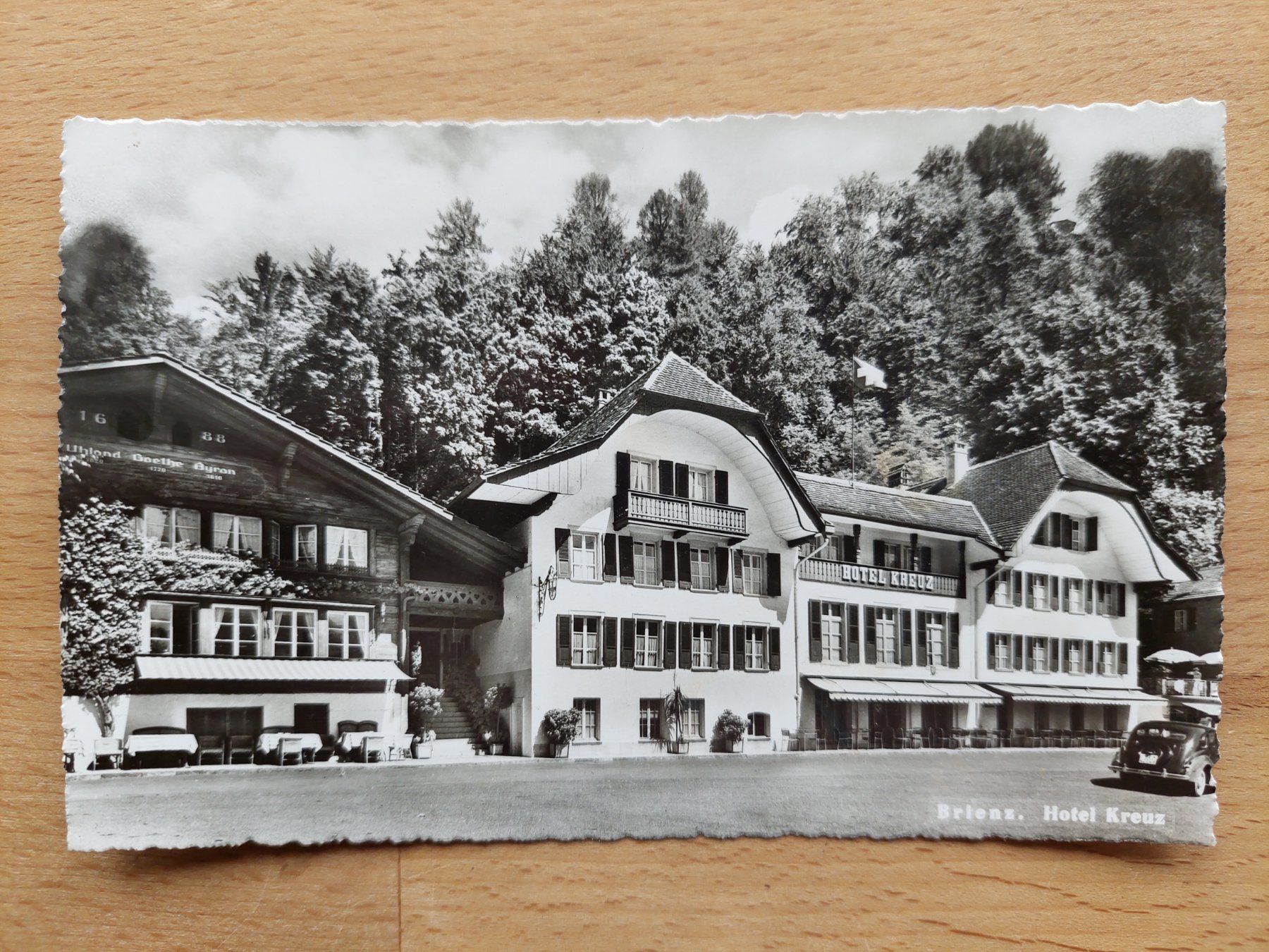 Cartoline postali: AK Brienz Hotel Kreuz – Usato da Obfelden venduto da Foto_Bild_Kunst_Buch