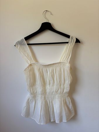 Top/Bluse weiss Grösse S 