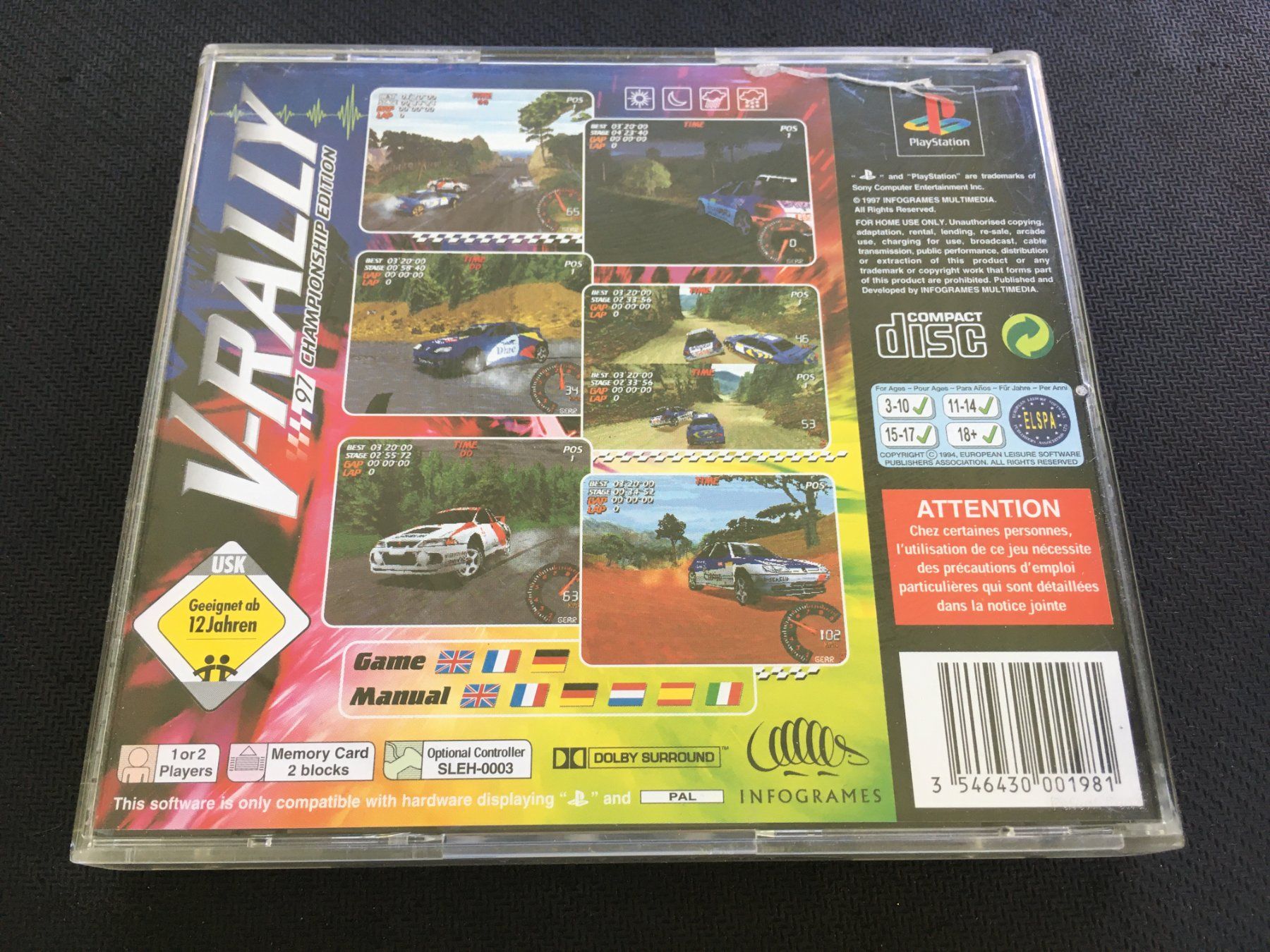 Sony Giochi: V-Rally - Playstation 1 / PS1 – Usato da St.Gallen venduto da Punktchen01 2