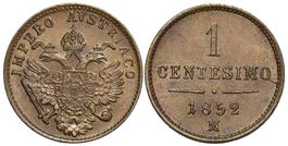 Italien Mailand 1 Cent. 1852 AE