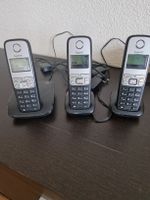 Gigaset A400 Trio Schnurlostelefon Set, 3 Handsets,