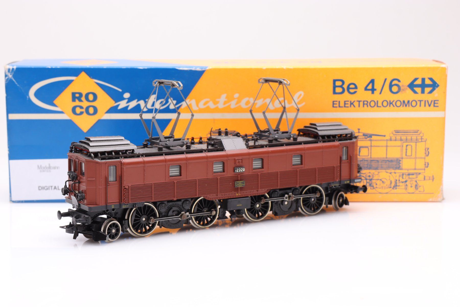 Modellini di ferrovie: Roco 04191B SBB Be 4/6 E-Lok DC Digital, H0 – Usato da Ried (Muotathal) venduto da Modellbahn.swiss