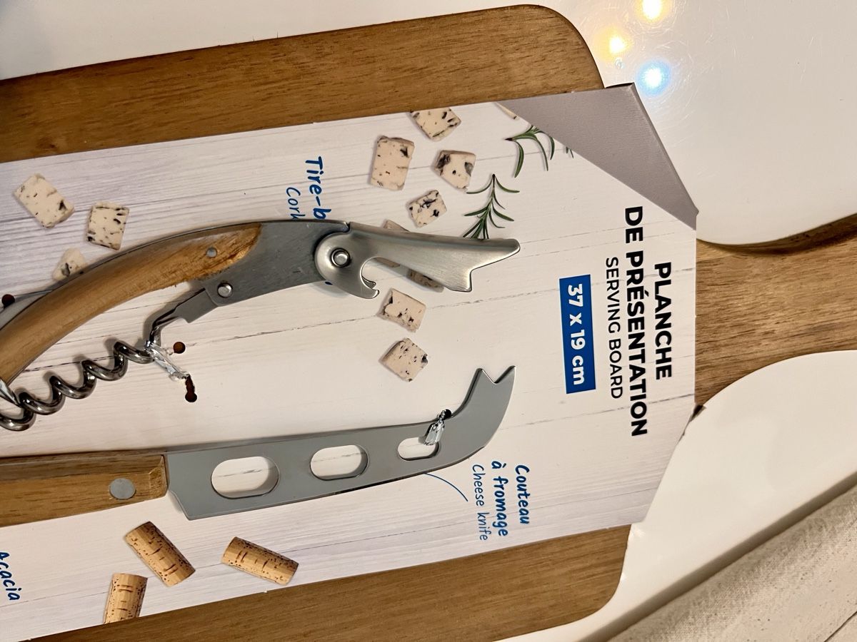 Articoli in legno: Planche à fromage et accessoires - Idéale pour l'apéro – Nuovo e nell'imballaggio originale da Denges venduto da etoileZ 2