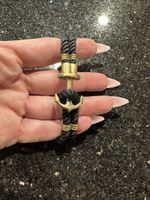 Paul Hewitt Armband Schwarz/Gold - Top Zustand!