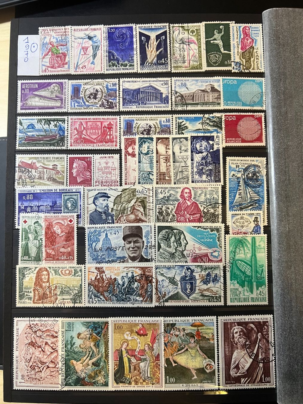 Tutti i francobolli: () Année complète 1970 ⦿ – Nuovo e nell'imballaggio originale da Lausanne venduto da ffhoud
