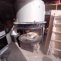 Poêle à bois Sablux Therm grande taille en demi lune occasio