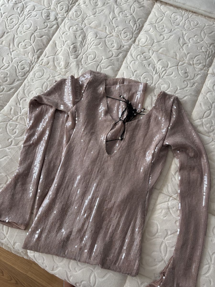 Vestiti: Sequin Beige Dress size M NP: 165.- – Nuovo (secondo la descrizione) da Horgen venduto da len_qjz9 5