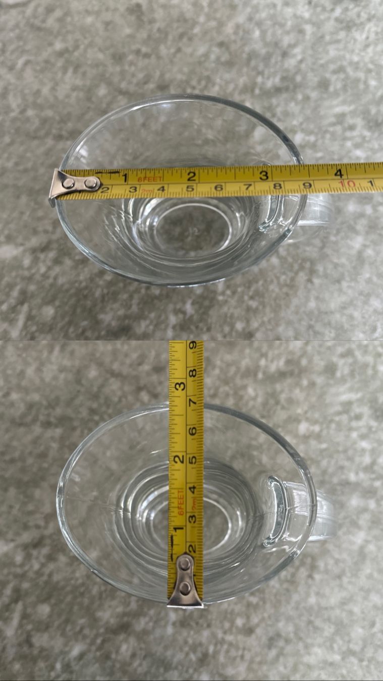 Gläser: Glastassen 4er Set (oval/kelchförmig) – Neu (gemäss Beschreibung) aus Oberengstringen von Derysh 4