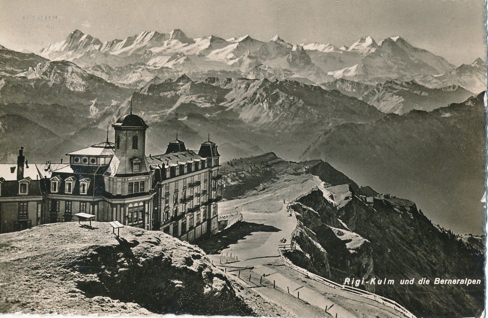 Ansichtskarten: Rigi Kulm Carte postale ancienne / alte Postkarte – Gebraucht aus Neyruz FR von Dottely