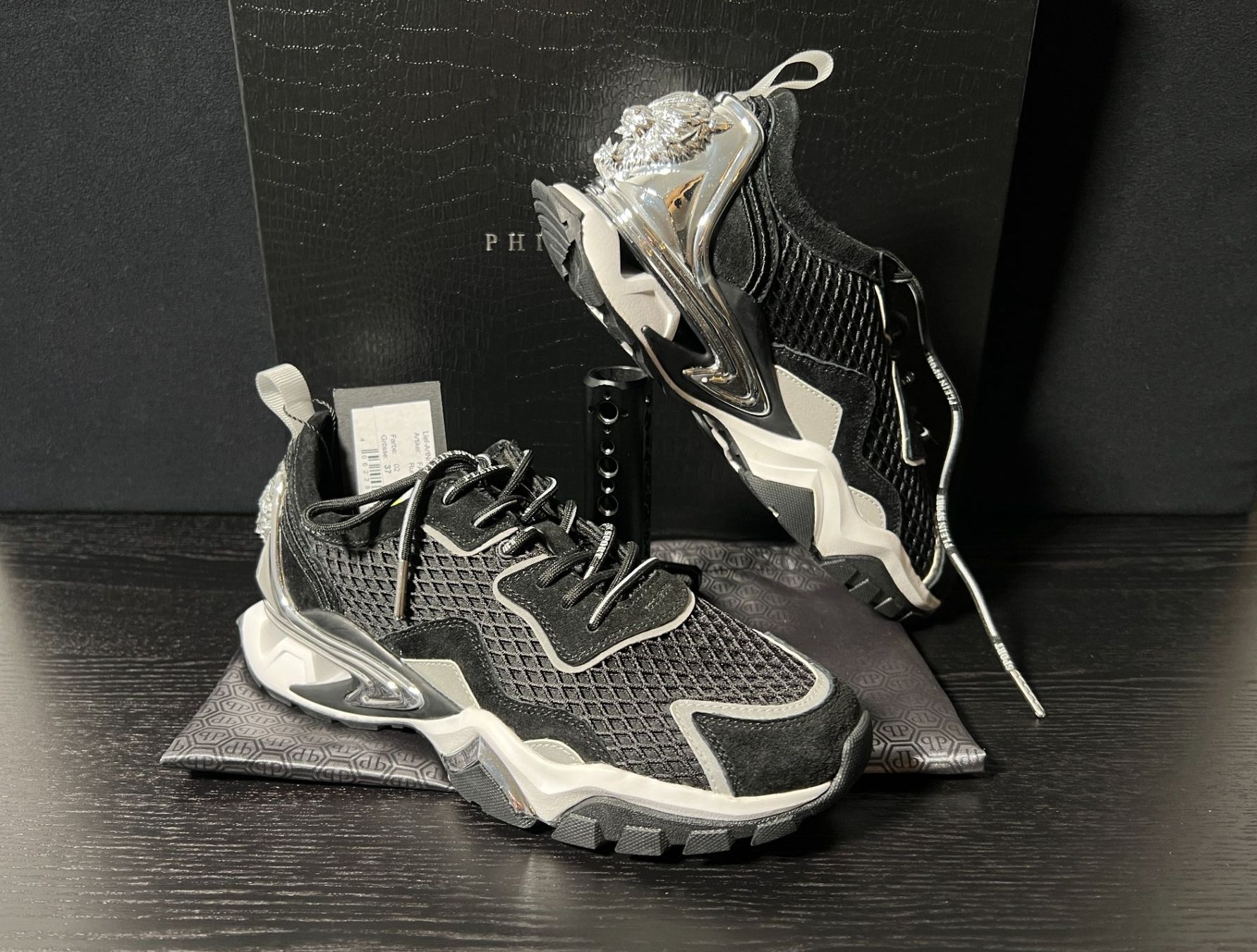 Scarpe da donna: Plein Sport - Sneaker "Chrome Tiger" – Usato da Lugano venduto da d_ferrari