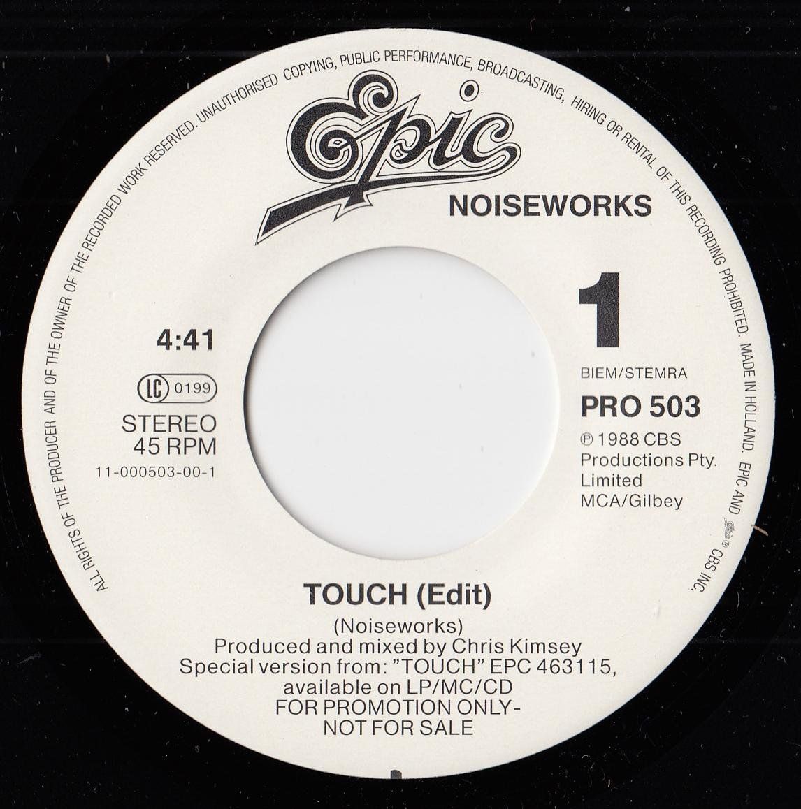 Dischi in vinile: Noiseworks Vinyl Single von 1988 – Usato da Volketswil venduto da Abcrecords 2