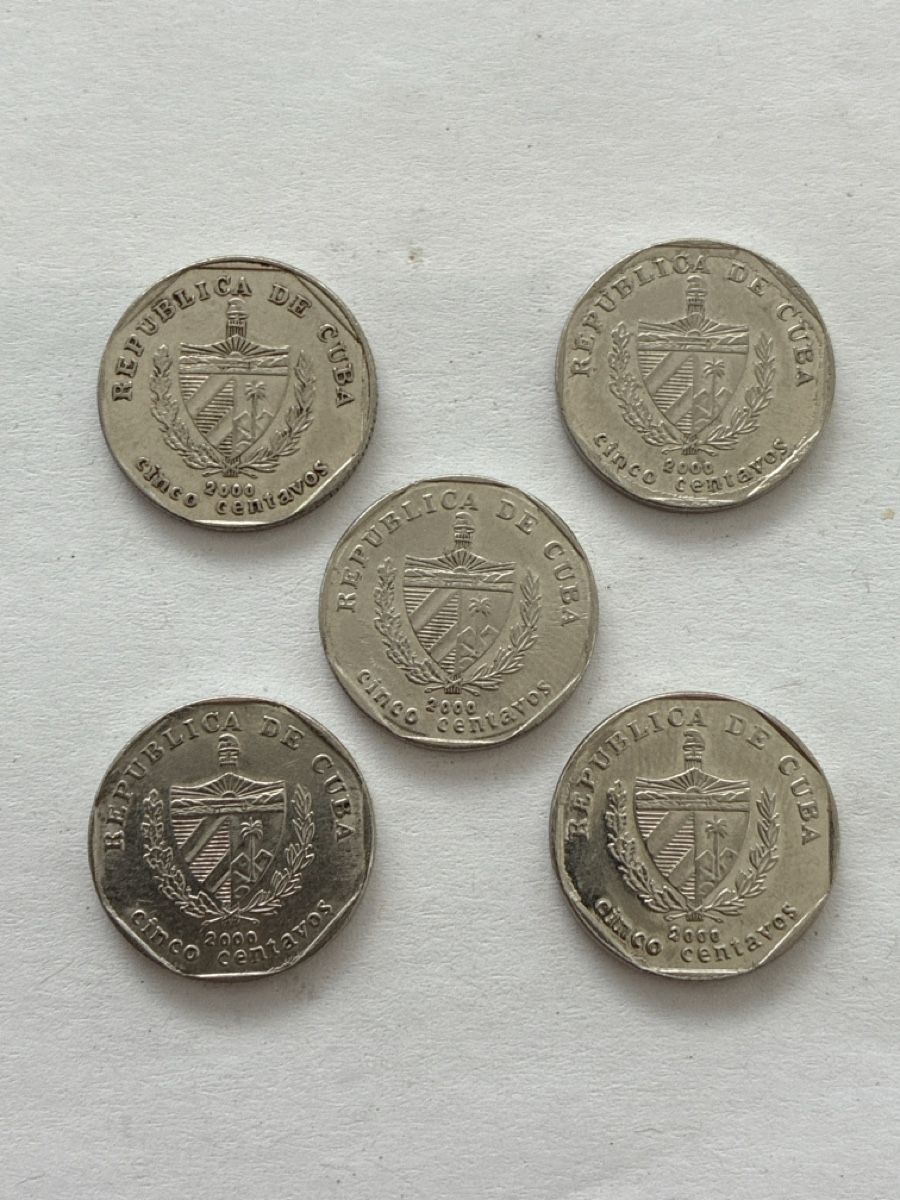 Tutti le monete: Nr. 52: 5 x 10 Centavos, Kuba, 2000 – Usato da Burgdorf venduto da Yakari5165 1