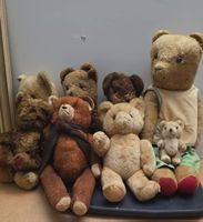 Konvolut alte Teddybären / Vintage Sammlung 8 Teddys