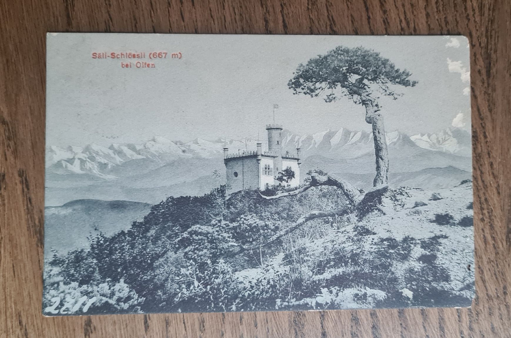 Cartoline postali: Säli-Schlössli 1910 – Usato da Ebikon venduto da Donar50
