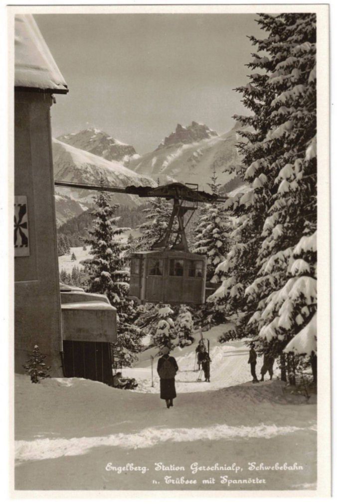 Ansichtskarten: Engelberg - Luftseilbahn Gerschnialp--Trübsee – Gebraucht aus Binningen von Mountainrider