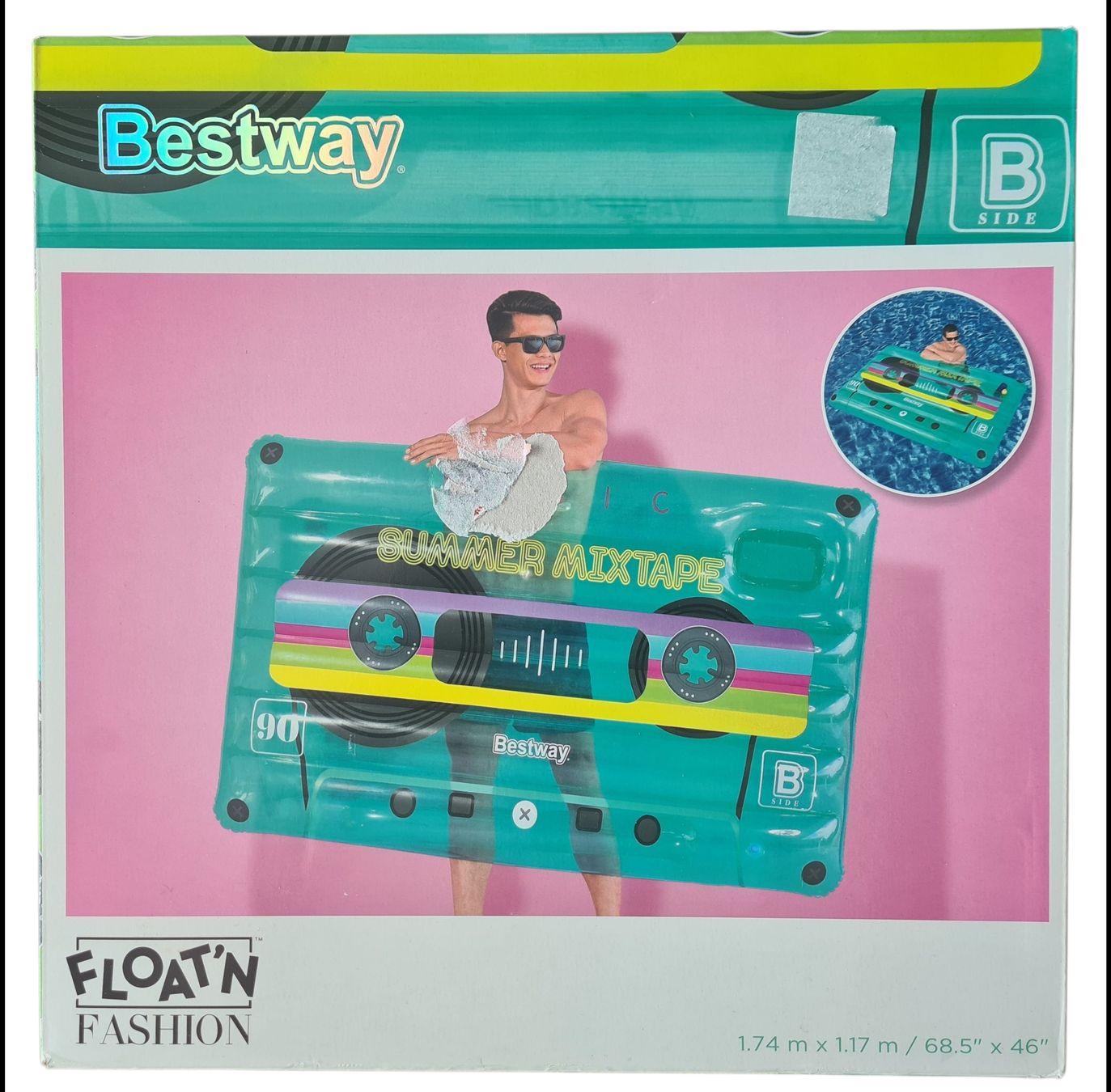 Bestway Piscine: Matelas gonflable"Cassette rétro" espace haut parleur – Nuovo e nell'imballaggio originale da Etoy venduto da MyStyleMyMode 8