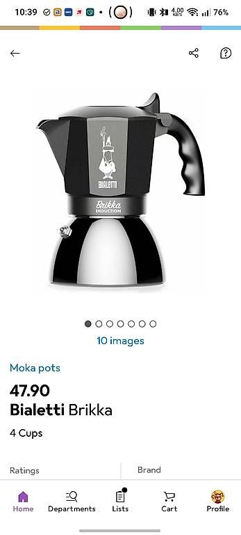 Bialetti Machines à café & Machines à expresso: Bialetti Brikka 4 Cups – Neuf (Voir description) à Zuchwil par Brechi0 4