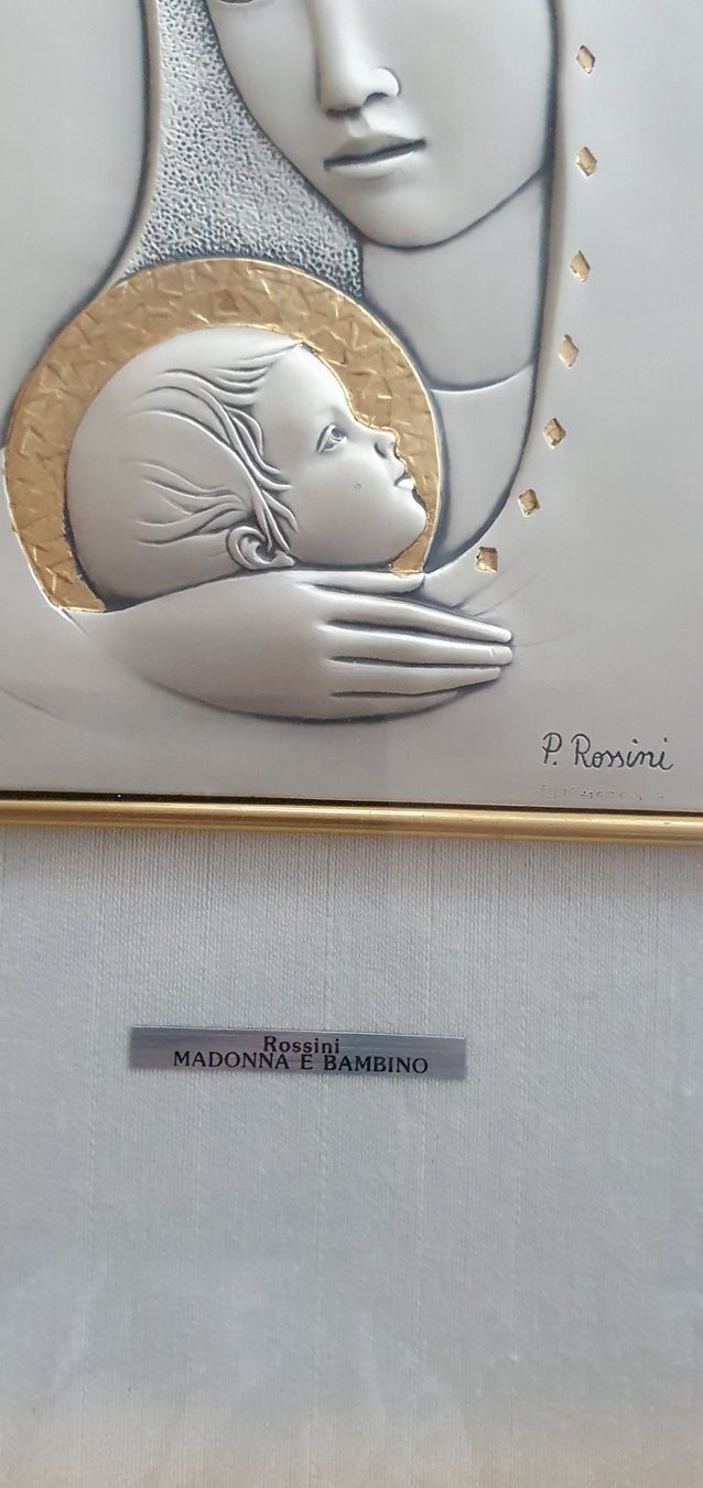 Tele & Cornici: Tableau avec cadre P. Rossini argent 925o/oo – Nuovo (secondo la descrizione) da Moutier venduto da mai_pq7w 2
