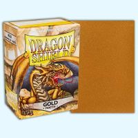 Dragon Shield - Gold Matte - Deck Protector - Sleeves 100