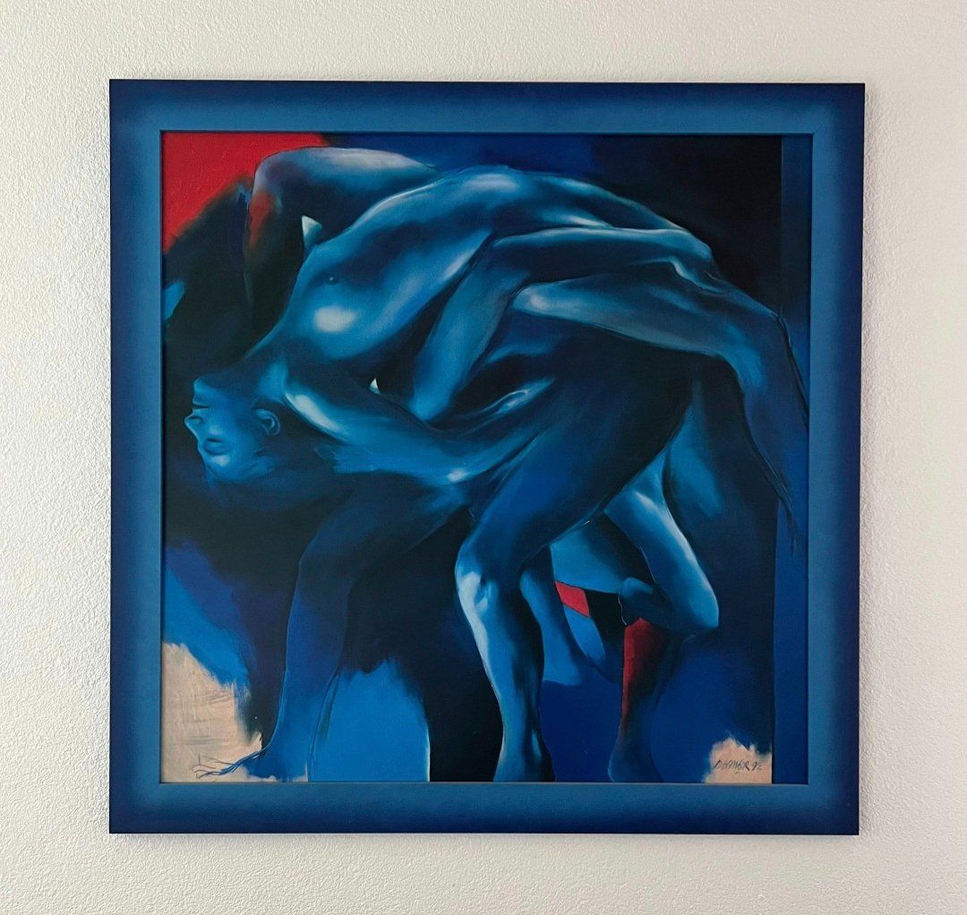 Dipinti: peinture  106cm /106 cm – Usato da Moutier venduto da cat365