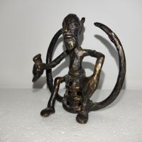 Dogon König Figur, 6,5 cm Hoch