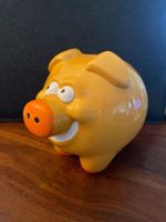 Original Migros „Miggy“ Sparschwein – Keramik-Version