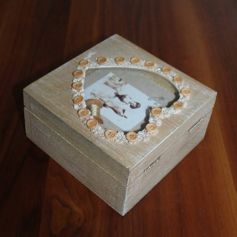 Tutte le decorazioni: kleine Nähbox shabby chic – Nuovo (secondo la descrizione) da Weggis venduto da daisyflower 4
