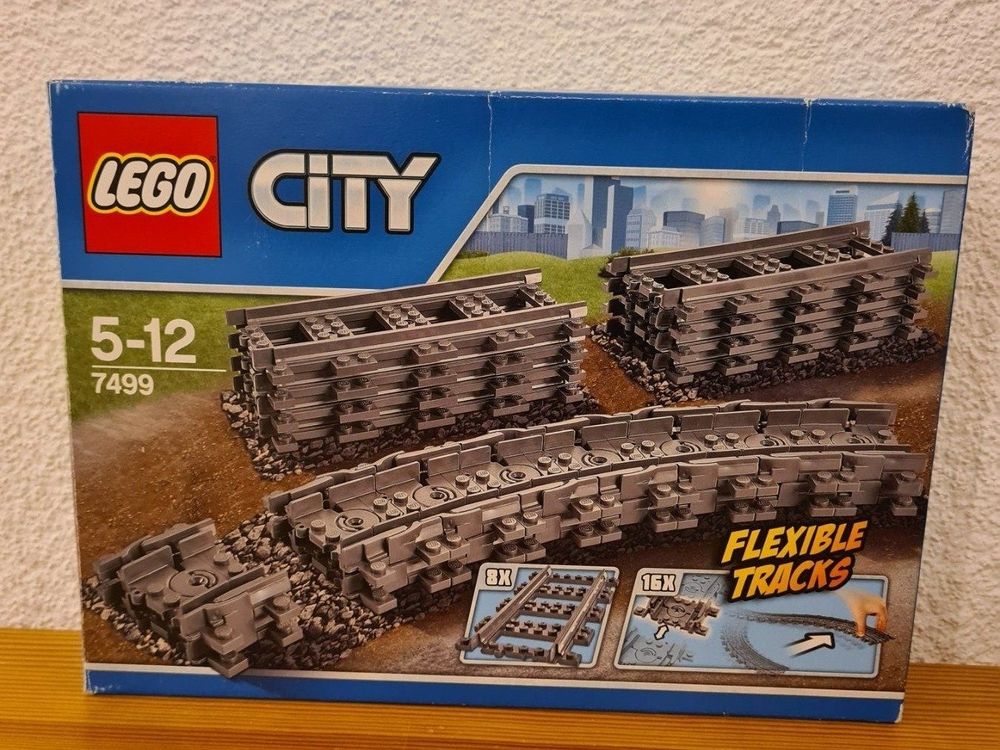 2x Lego City Eisenbahnschienen(flexibel und gerade) Nr. 7499 | Kaufen ...