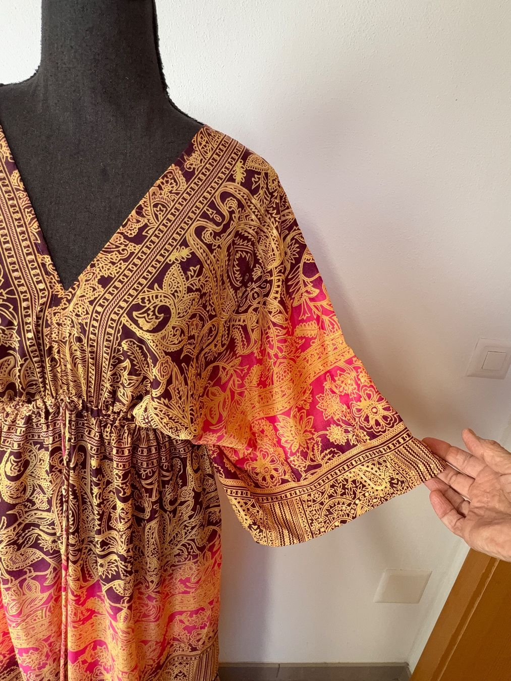 Vestiti: Boho Maxiszufenkleid aus Seide – Nuovo (secondo la descrizione) da Sigriswil venduto da ck56 4