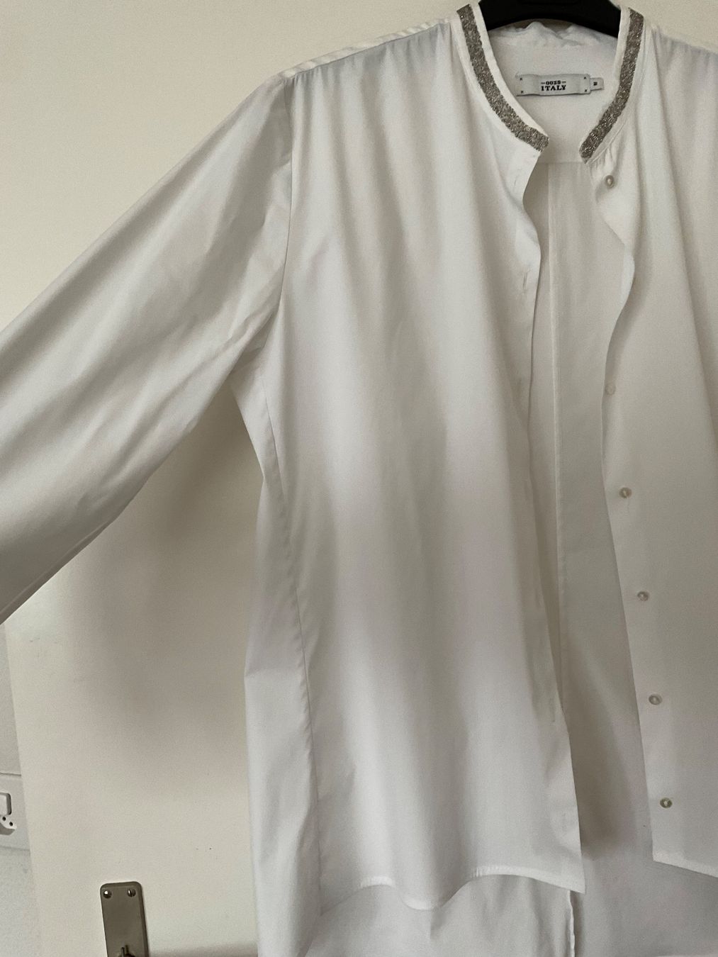 Camicette: 0039 ITALY Bluse Gr M weiss MIT Glitzern – Usato da Urdorf venduto da alda02 3