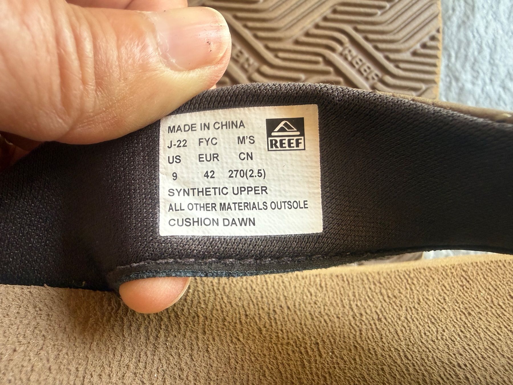 Chaussures hommes: REEF Leder FlipFlop – Neuf (Voir description) à Wilderswil par floh1969 2