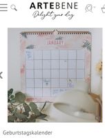 NEU! Geburtstags-Wandkalender
