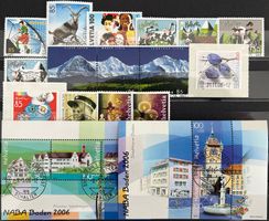 2006 kl. Sammlung Frei-/Werbe mit Halb-ET-⦿/Blocks günstig