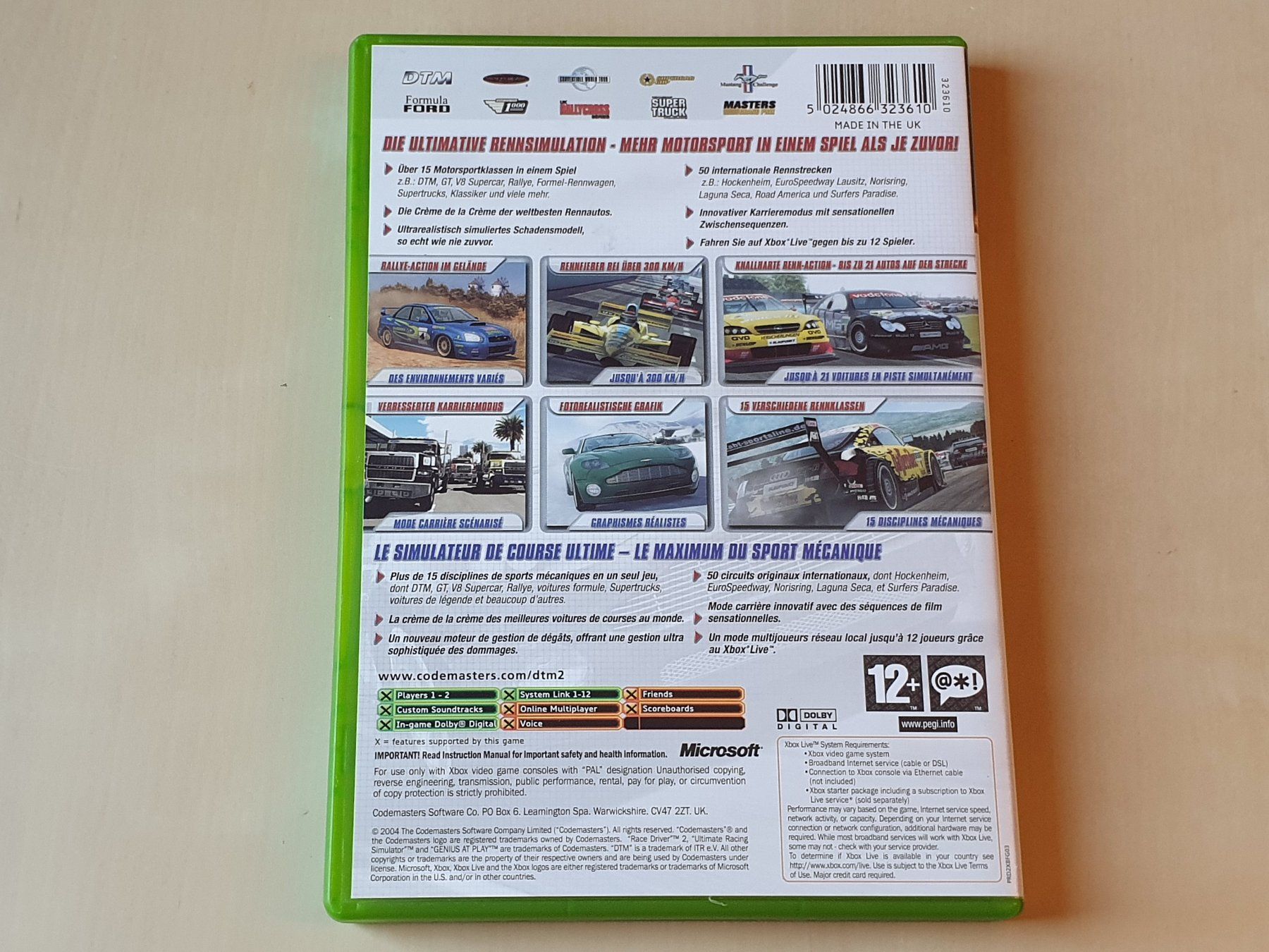 Microsoft Spiele: DTM Race Driver 2 – Gebraucht aus Stansstad von collectorsshop 1