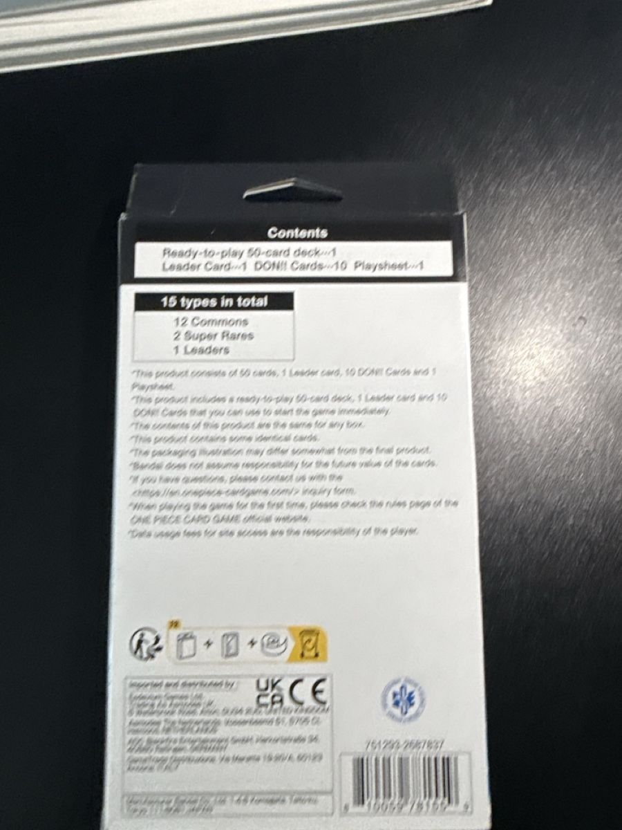 Bandai Cartes à collectionner: One Piece Starter Deck ST08 Monkey D Luffy – Neuf avec emballage d'origine à Dübendorf par godpack 1