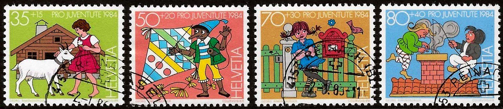 Tutti i francobolli: Satz Pro Juventute 1984 Kinderbücher – Nuovo (secondo la descrizione) da Lenk im Simmental venduto da Ruedauph