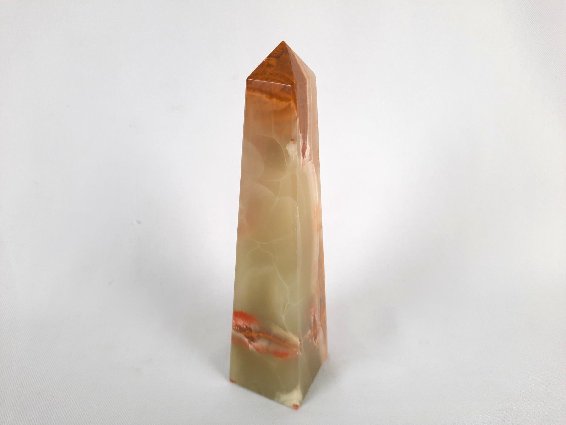 Mineralien & Heilsteine: Onyx-Obelisk 21 cm – Gebraucht aus Beinwil am See von Restwert_Beinwil 1