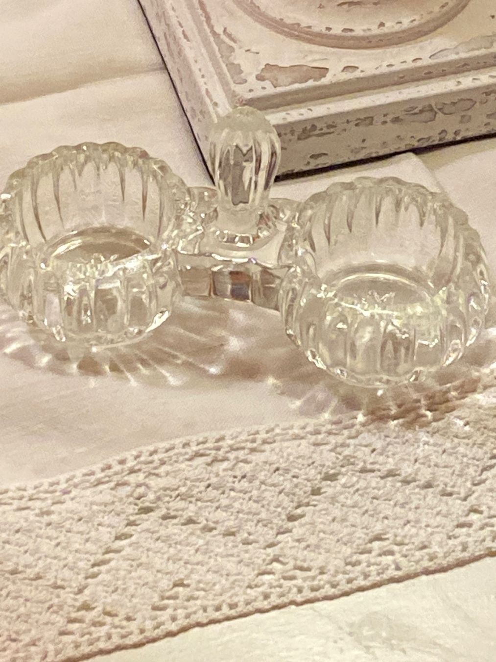 Set di piatti: KRISTALLGLAS -VINTAGE – Nuovo (secondo la descrizione) da Meienried venduto da ManuelaBoutique